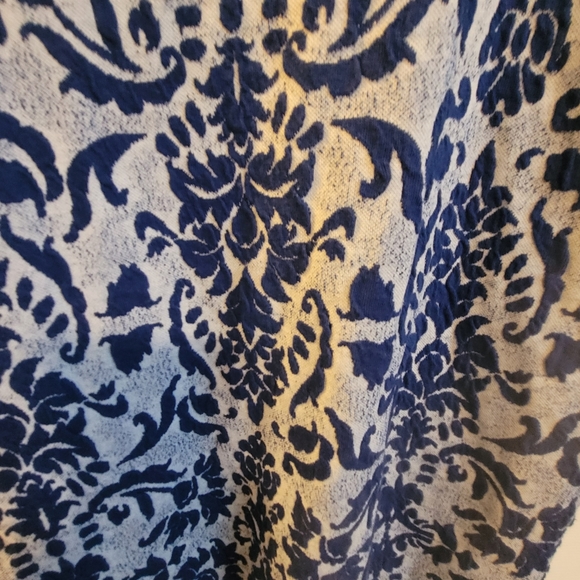 Julia Jordan Blue Paisley midi dress size 10 with cutouts on the back - Picture 5 of 16